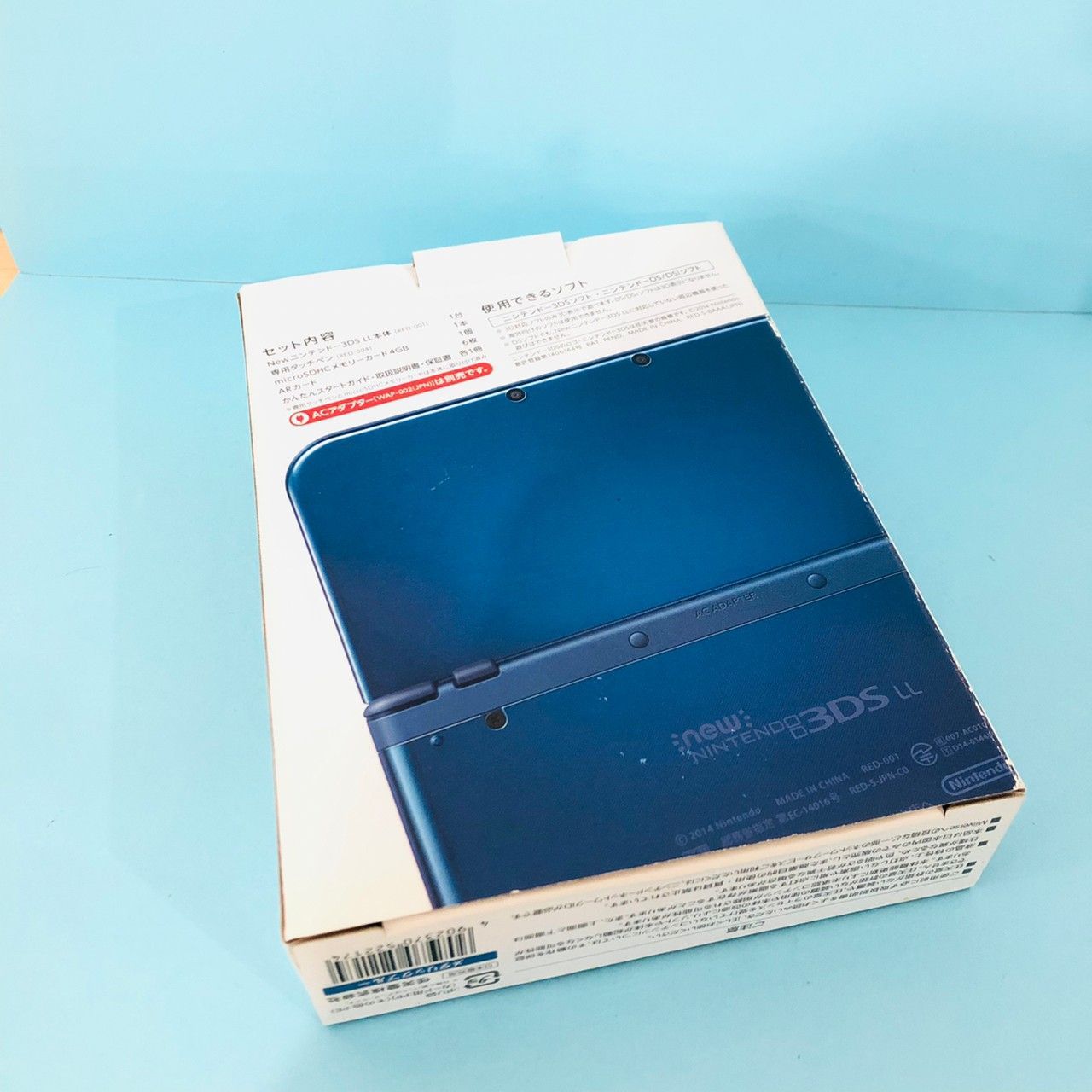 ほぼ未使用】New3DSLL メタリックブルー 本体