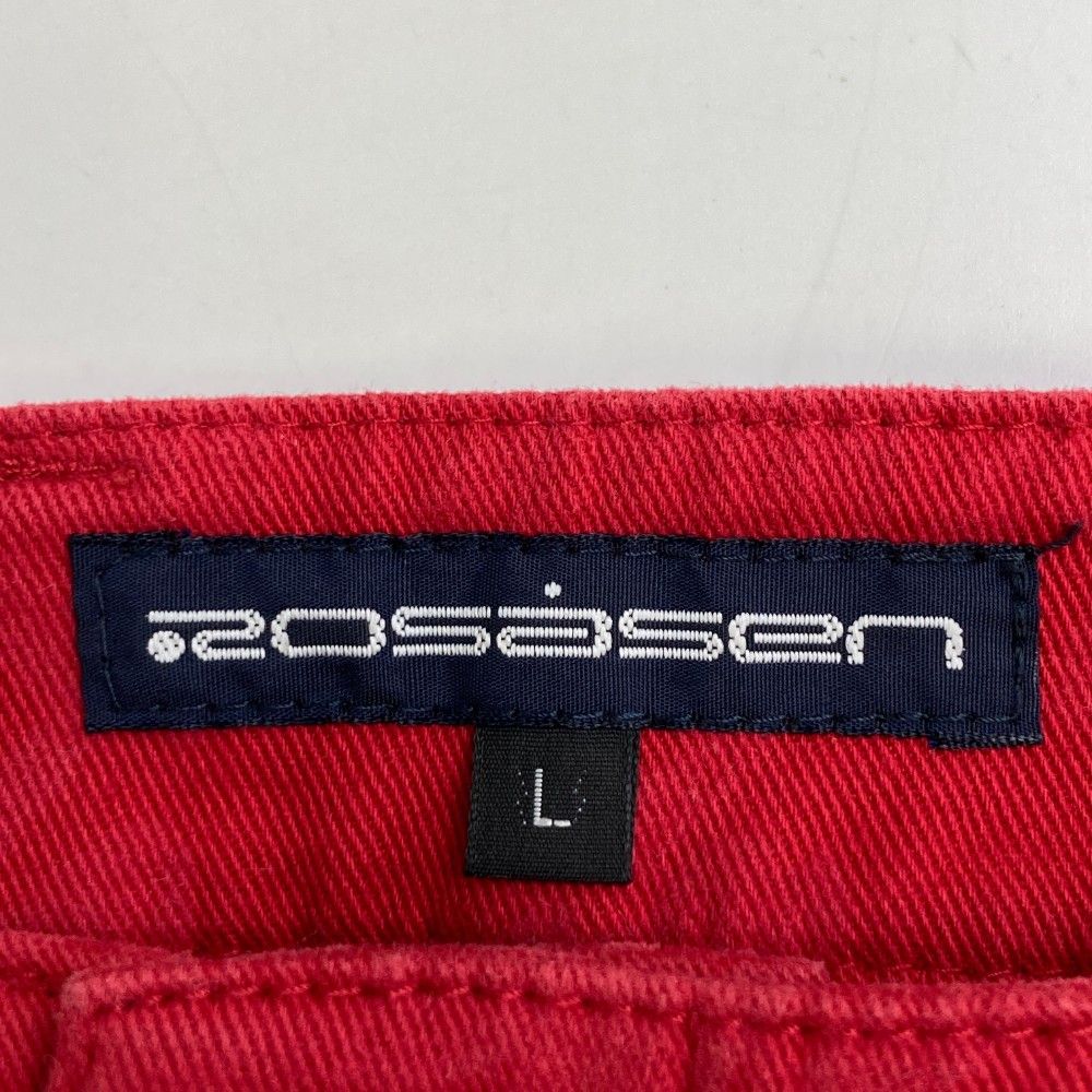 サイズ：L ROSASEN ロサーセン ストレッチスカート 総柄 レッド系