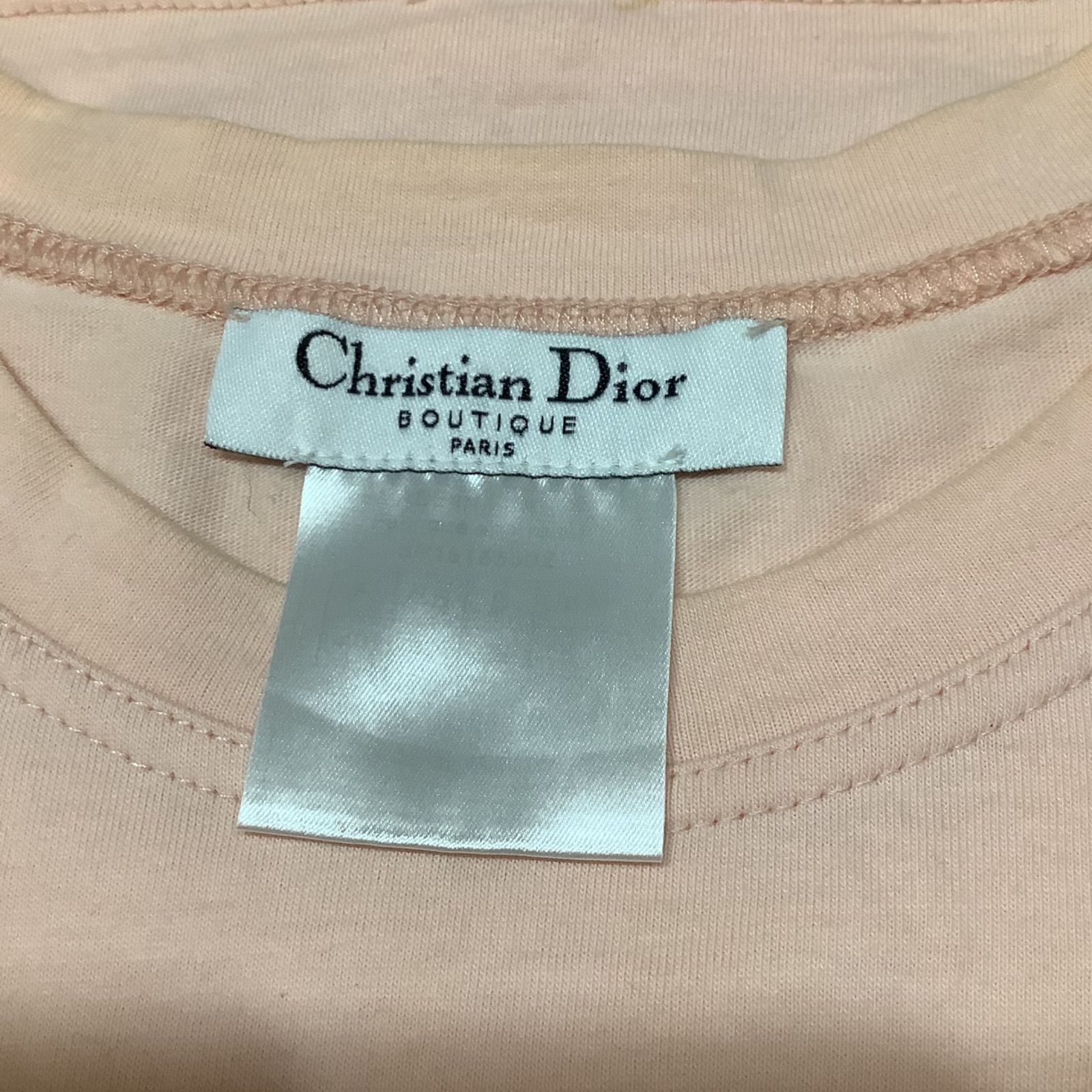 クリスチャンディオール Christian Dior ノースリーブ デニムロゴ T