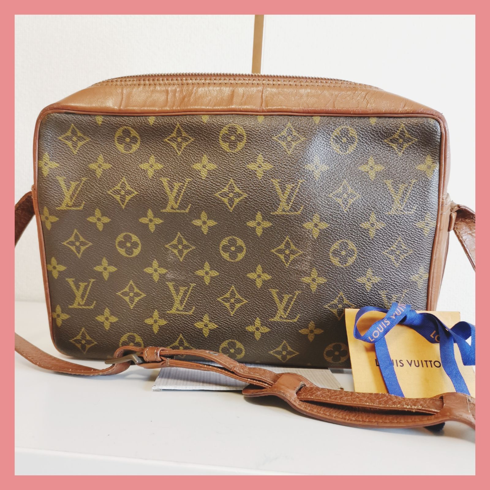 良品】送無!ルイヴィトンVUITTON モノグラム柄 斜めがけショルダー 