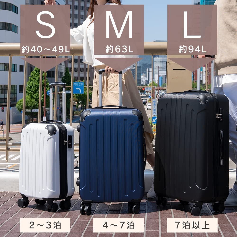  アイリスプラザ スーツケース 機内持ち込み Sサイズ 2 5 cm拡張機能付き ダブルキャスター TSAロック 40～49 L 1～3泊 超軽量 大容量 ファスナー式 旅行 ビジネス 出張 海外旅行 キャリーケース ブラック 並行輸入品 旅行用詰め替えセット その他 旅行かばん 小分けバッグ