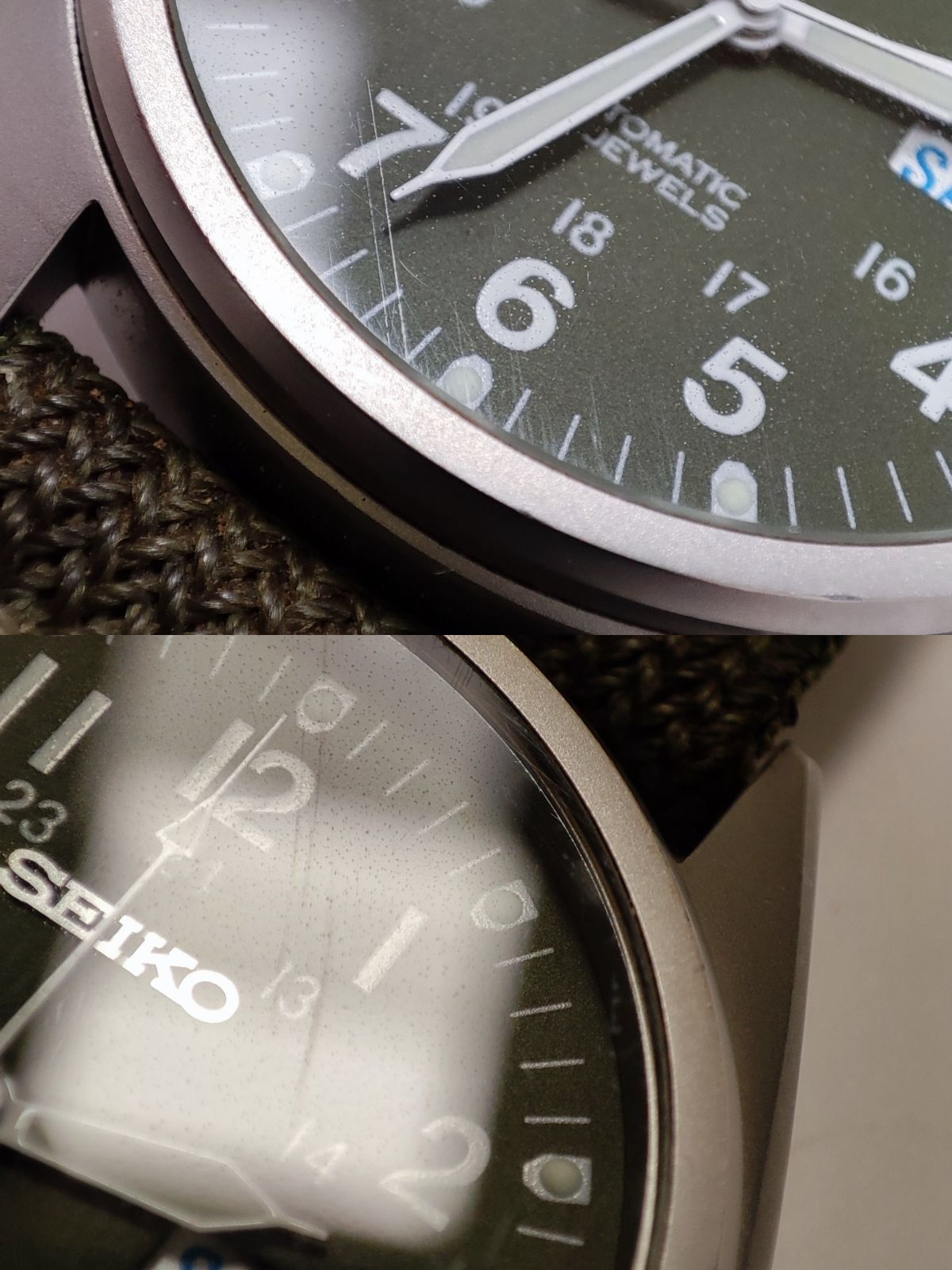 SEIKO セイコー 7S26-00D0 グリーン文字盤×シルバーケース デイデイト 