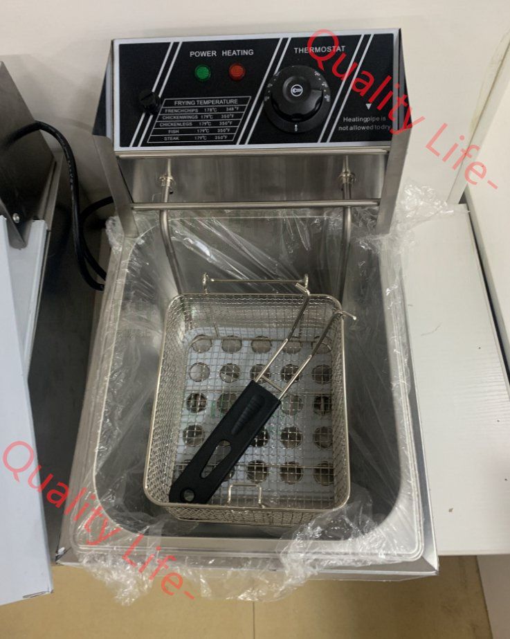 卓上型 電気フライヤー 1槽式 10L 温度制限器付 単相 100V 厨房|業務|飲食|店舗