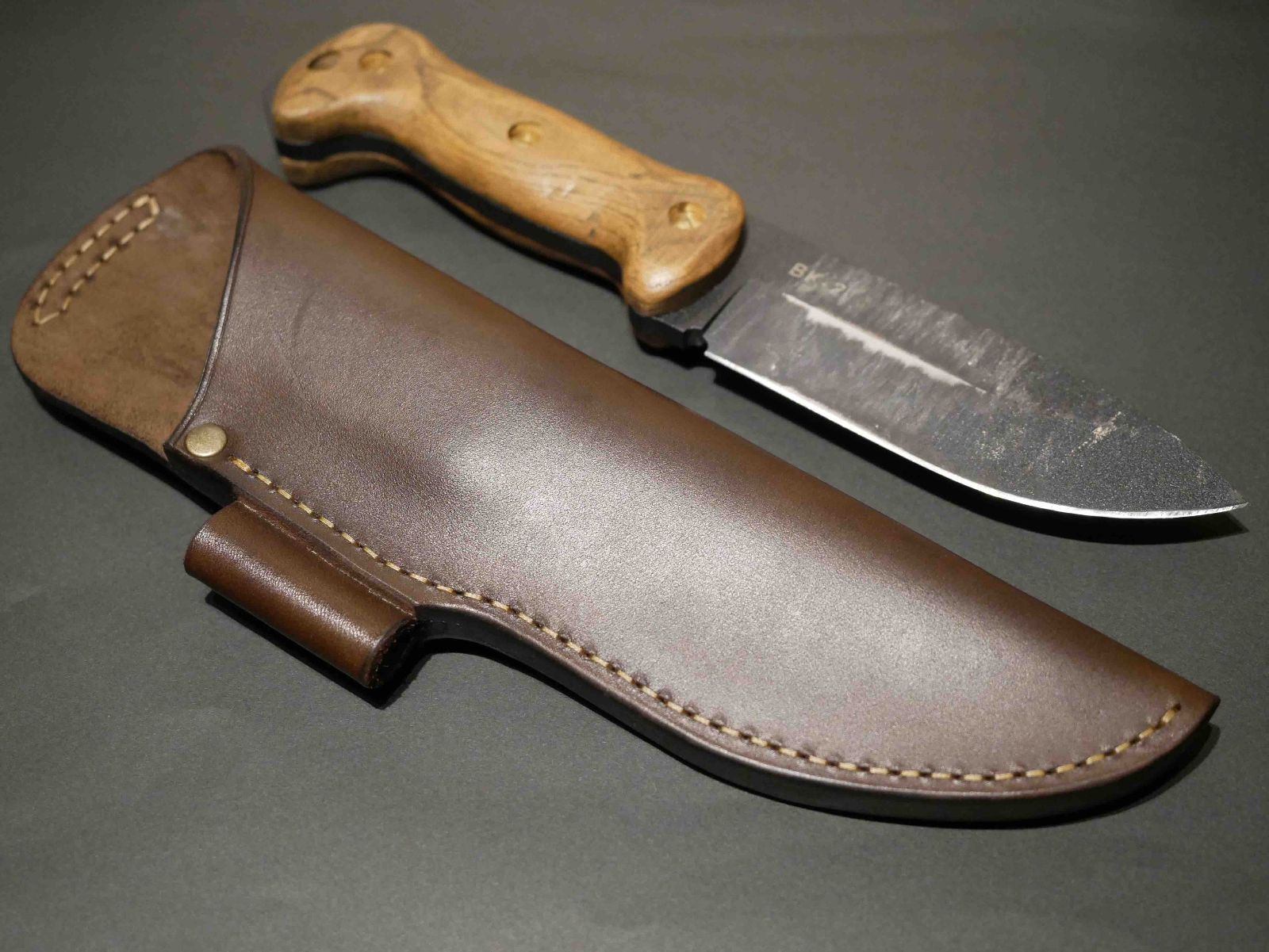 KA-BAR BK2専用 ブッシュクラフトシース 2 / ダークブラウン - Vianco