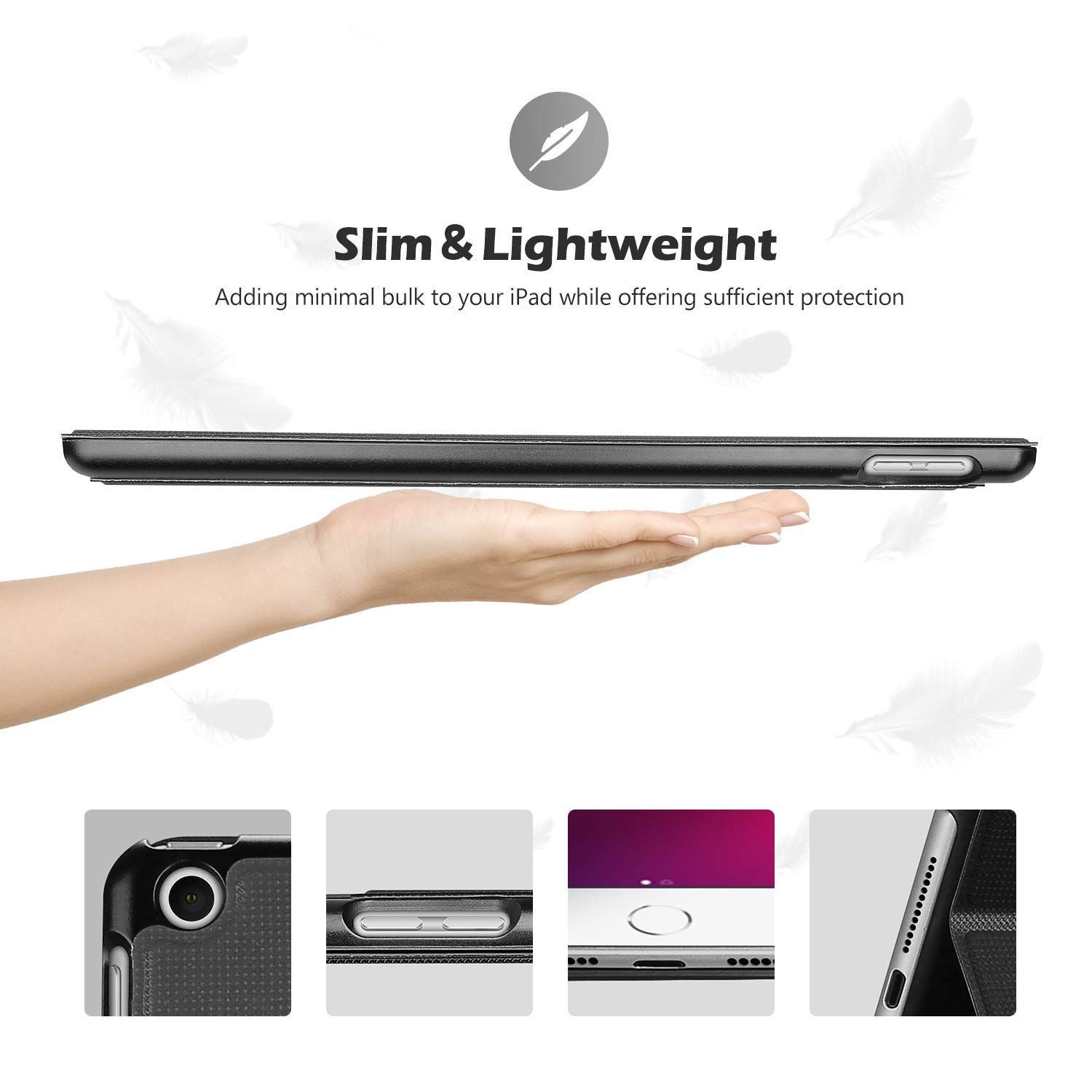 数量 第8世代 2021 第9世代 2020 10 2 iPad 第7世代 対応端末 2019 ハードカバー 縦と横にスタンド 耐衝撃 ケース ブラック 9世代 ProCase