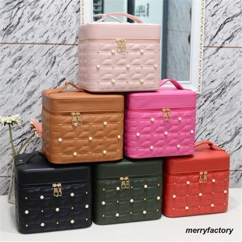 6color メイクボックス コスメボックス 鏡付き 雑貨 小物入れ 持ち運び可 ネイル プロ 美容 大容量 収納 化粧品 ジュエリーボックスCYB52今週注目