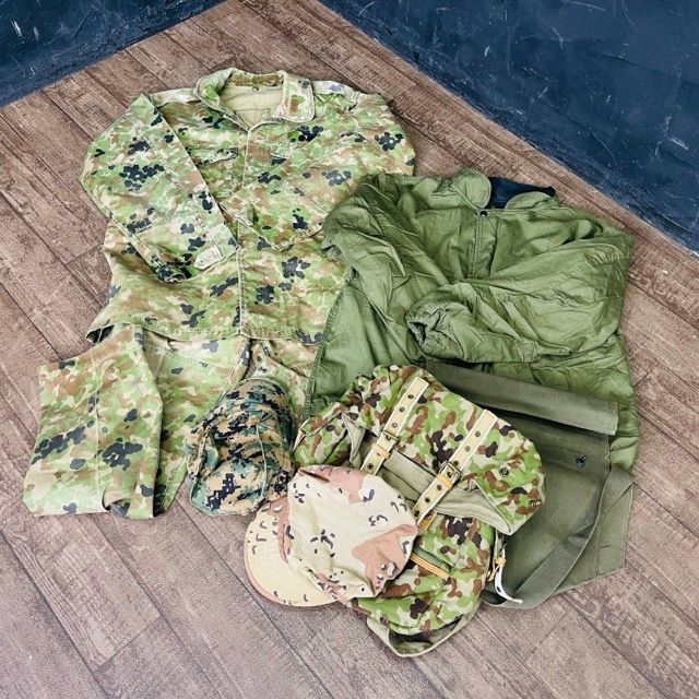 ミリタリー 7点セット 迷彩服 上下 帽子 ブルゾン リュックLITEINDUSTRIES SUIT CHEMICAL PROTECTIVE SEKRI INDUSTRIES|514239