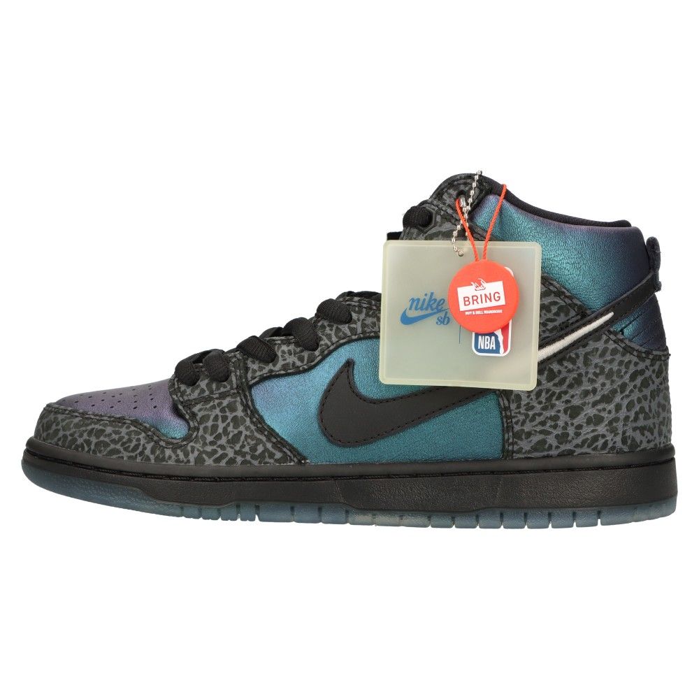 NIKE SB (ナイキエスビー) ×Black Sheep DUNK HIGH Black Hornet BQ6827-001 ブラックシープ ダンク ブラックホーネット ハイカットスニーカー ブラック US9/27.0cm