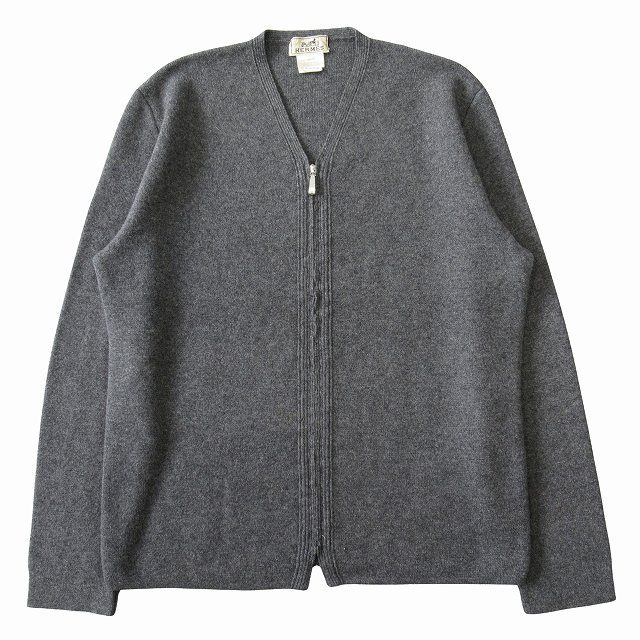 エルメス HERMES カシミヤ100％ ニット カーディガン ジャケット