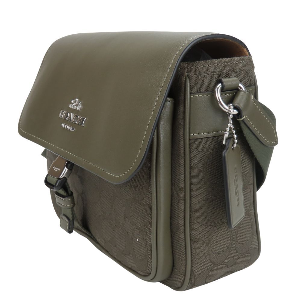 中古】 コーチ ショルダーバッグ ペースメッセンジャー CT818