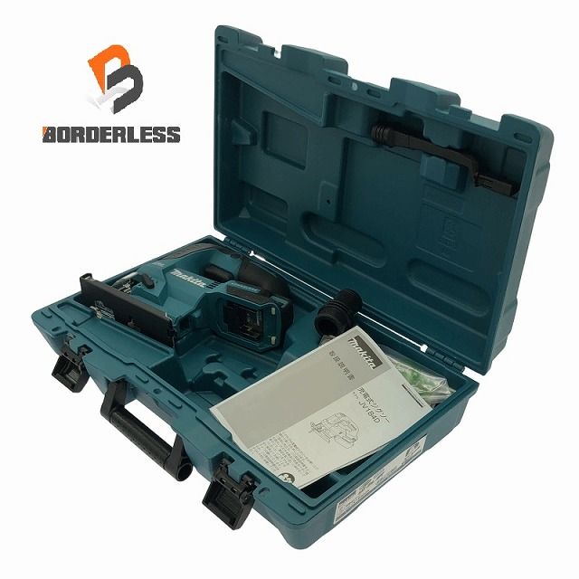 makita マキタ 18V 充電式ジグソー JV184DZK 本体 ケース 替刃付き コードレス 電動ノコギリ 木工加工 108151
