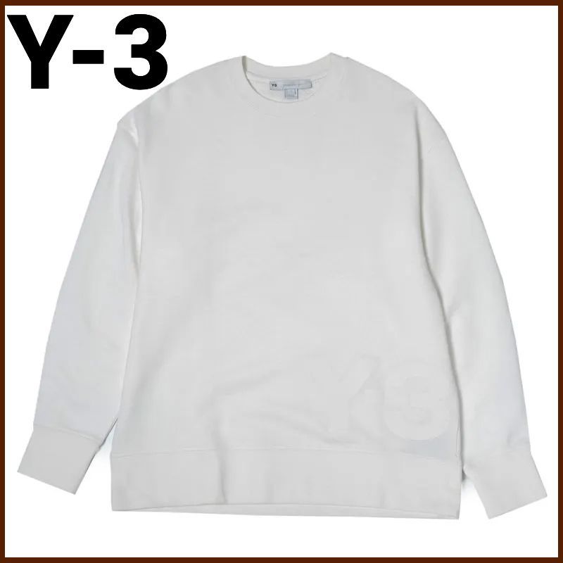 冬季五輪 Y-3 SHEER CRW SWEAT プルオーバークルーネック スウェット