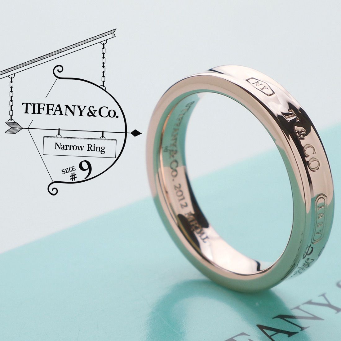 Tiffany & Co. 1837 ナローリング シルバー 925 15号 - メルカリ