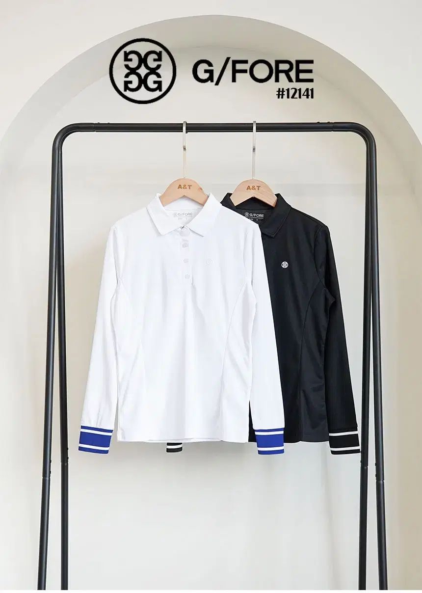 レディースゴルフウェア ハイブリッド スリーブ バイカラー ポロ Tシャツ