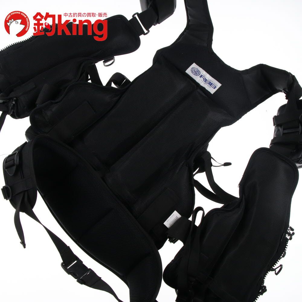 【中古/美品】 リバレイ RBB ウェーディングゲームベスト ブラック  /U331M リバレイ RBB ウェーディングゲームベスト ブラック /U331M 美品