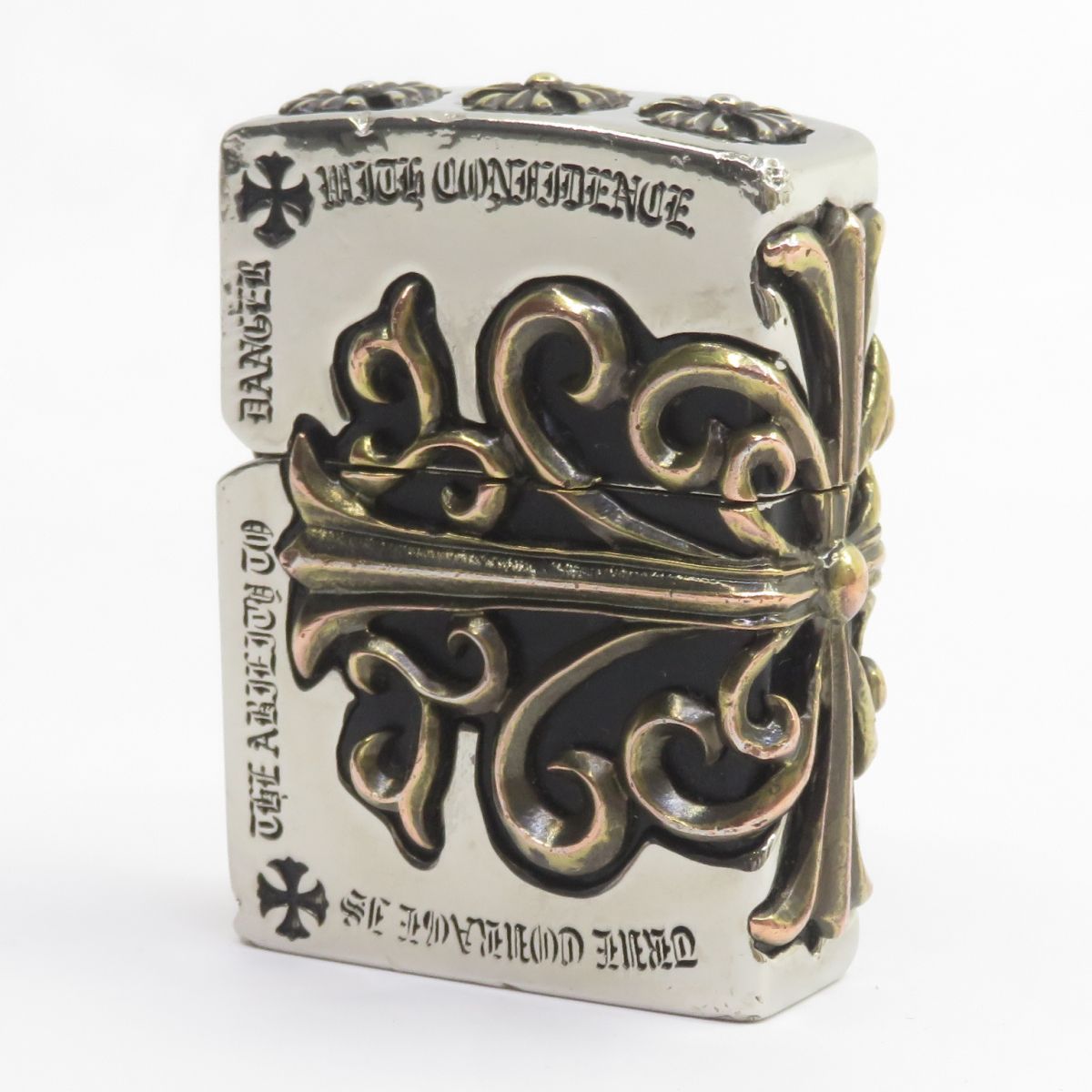 Zippo ジッポー メタルジャケット サイドクロス 2025年5月製造 オイルライター