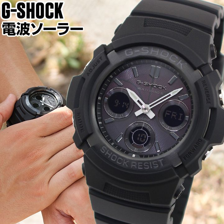 カシオ Gショック AWG-M100B-1A 海外 電波ソーラー 腕時計 g-shock