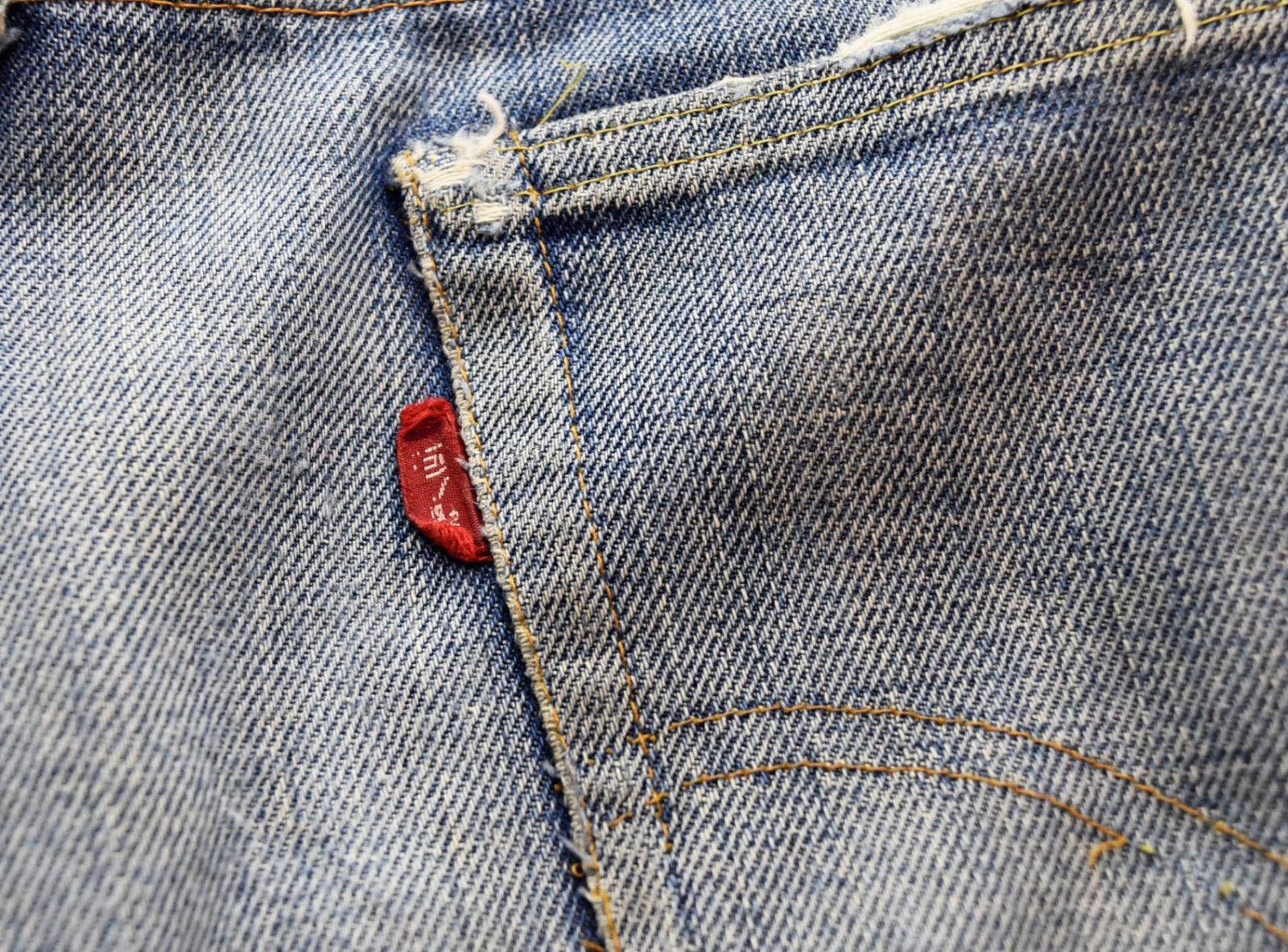 リーバイス LEVI'S 70s 66前期 517 ボタン裏2 42TALON デニム ブルー