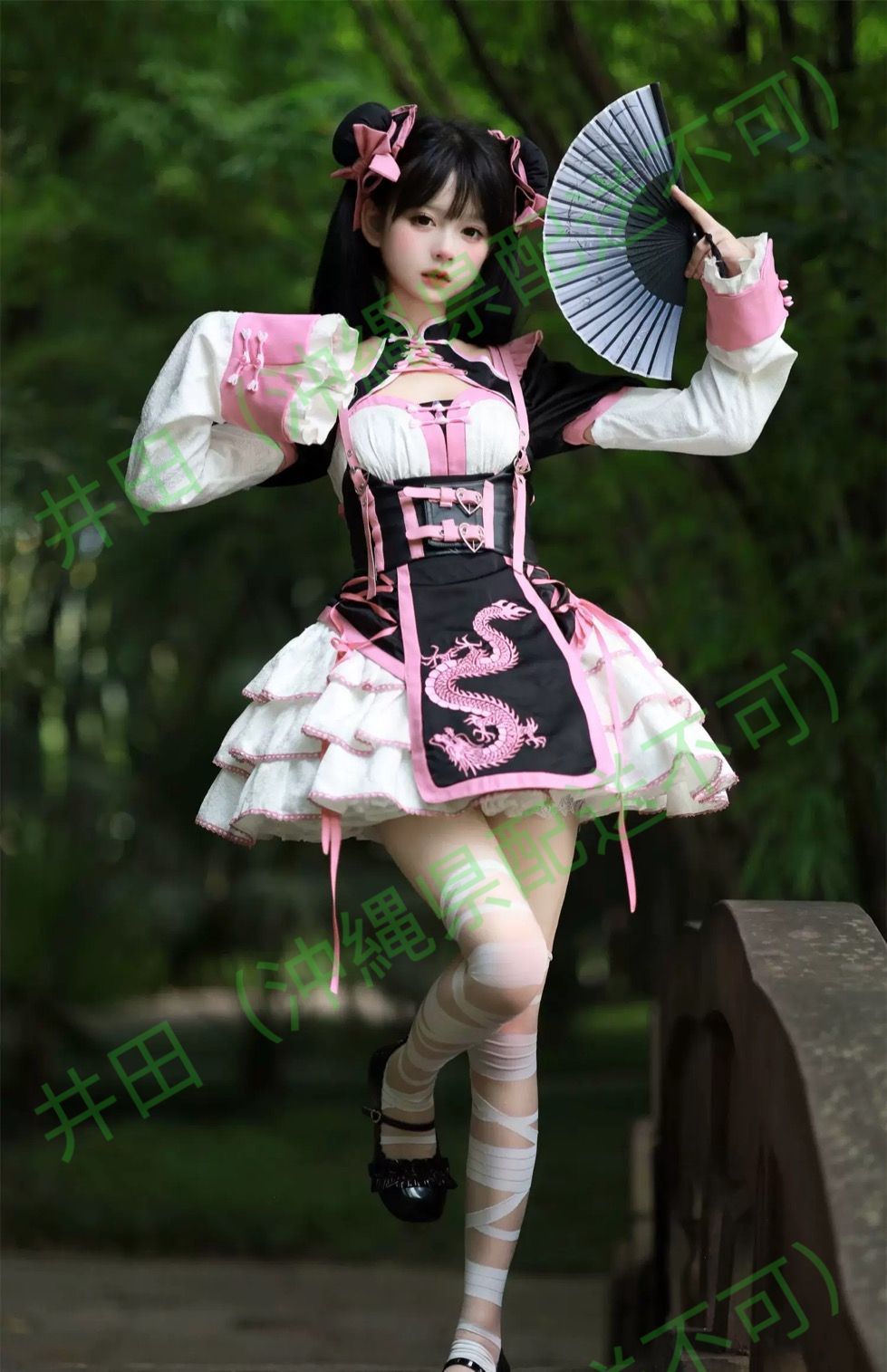 Amazon.co.jp: ロリータ風 ゴスロリ 地雷系 コスプレ 衣装 女子