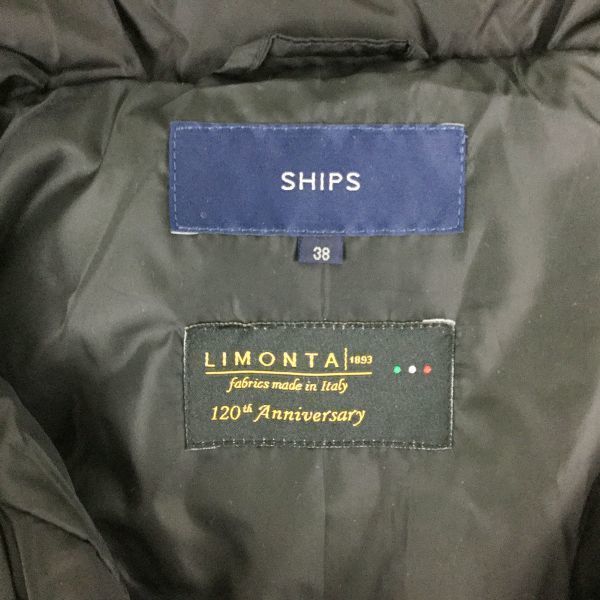 120th限定品☆SHIPS×limontaコラボ☆高比率90％ダウンコート