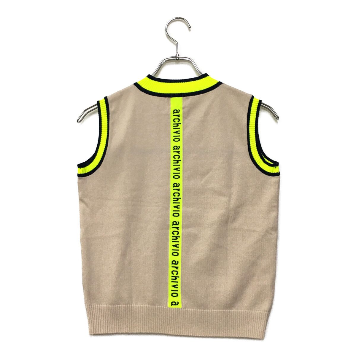 レディース アルチビオ archivio ベスト 36(S) ベージュ×ネオン