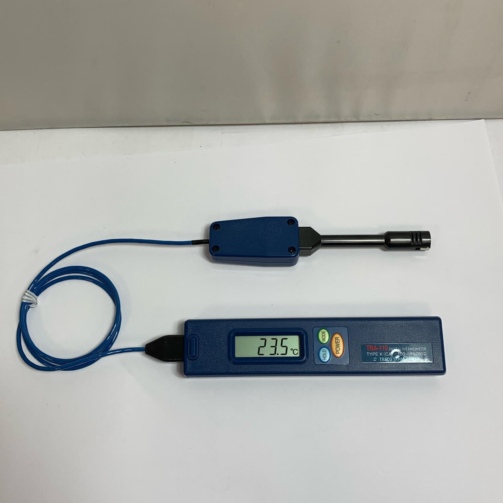 ♭♭イチネンTASCO デジタル温度計 ケース付 TNA-110