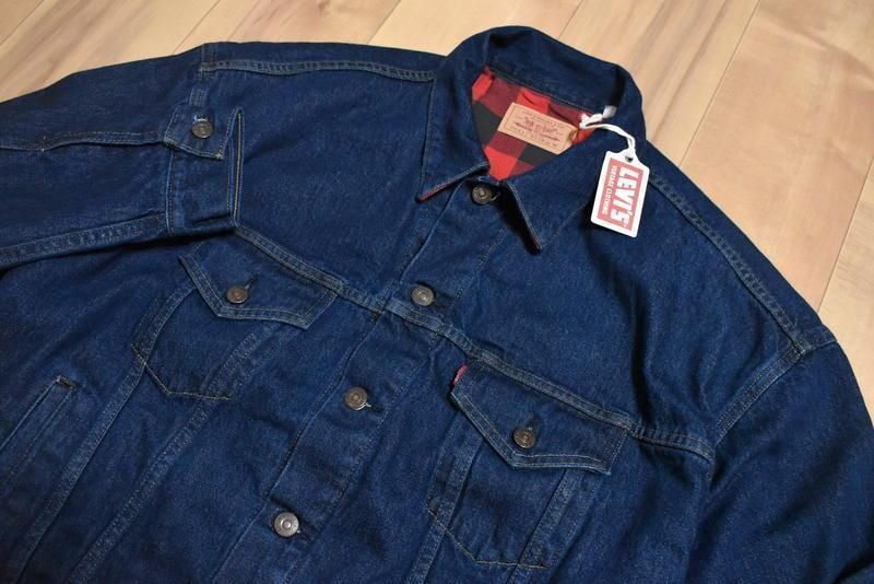新品 LVC リーバイス フランネル デニムトラッカージャケット L 3rd 