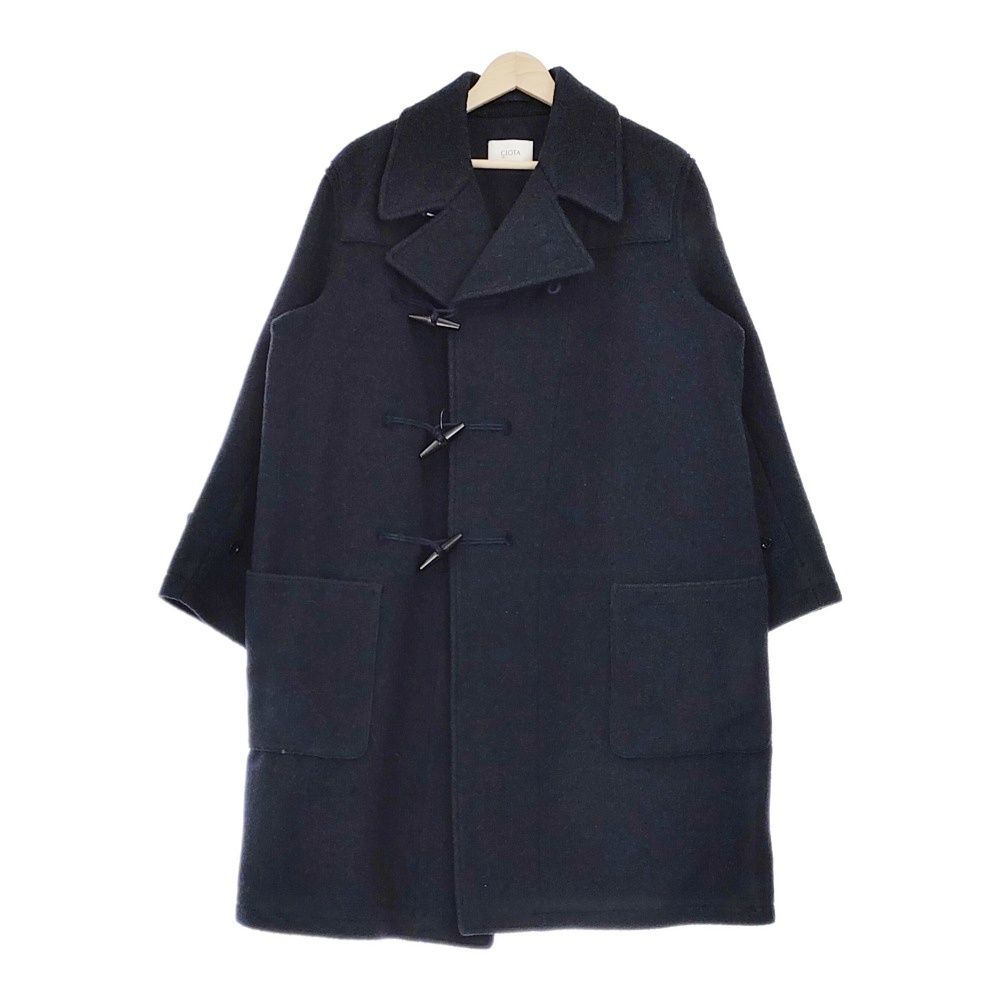CIOTA 新品 Duffle Coat サイズ5 COLM-118 定価110000円 スビンコットン メルトン ダッフルコート ネイビー メンズ シオタ【中古】4-1201A