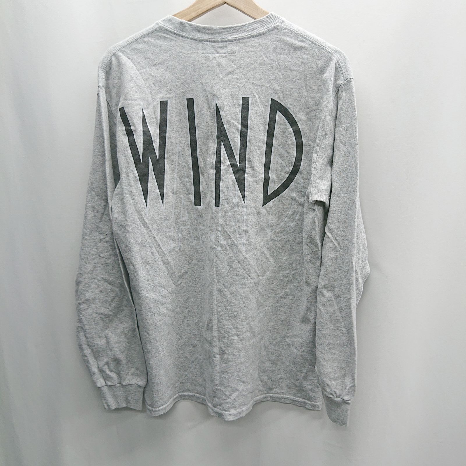◇ ⊂ Φ WIND AND SEA ウィンダンシー 長袖 ロンT サイズM グレー 