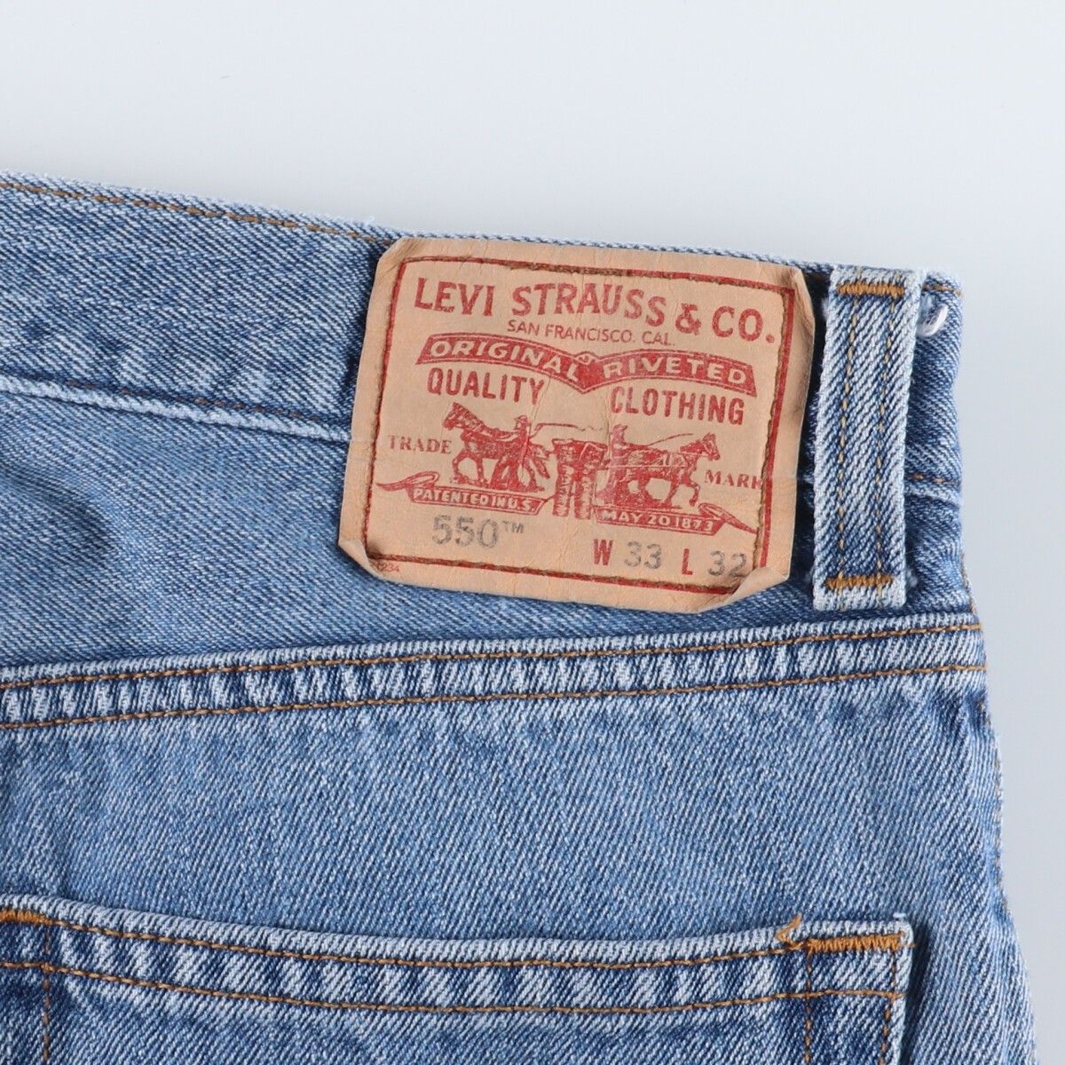 古着 リーバイス Levi's 550 RELAXED FIT テーパードジーンズ デニム