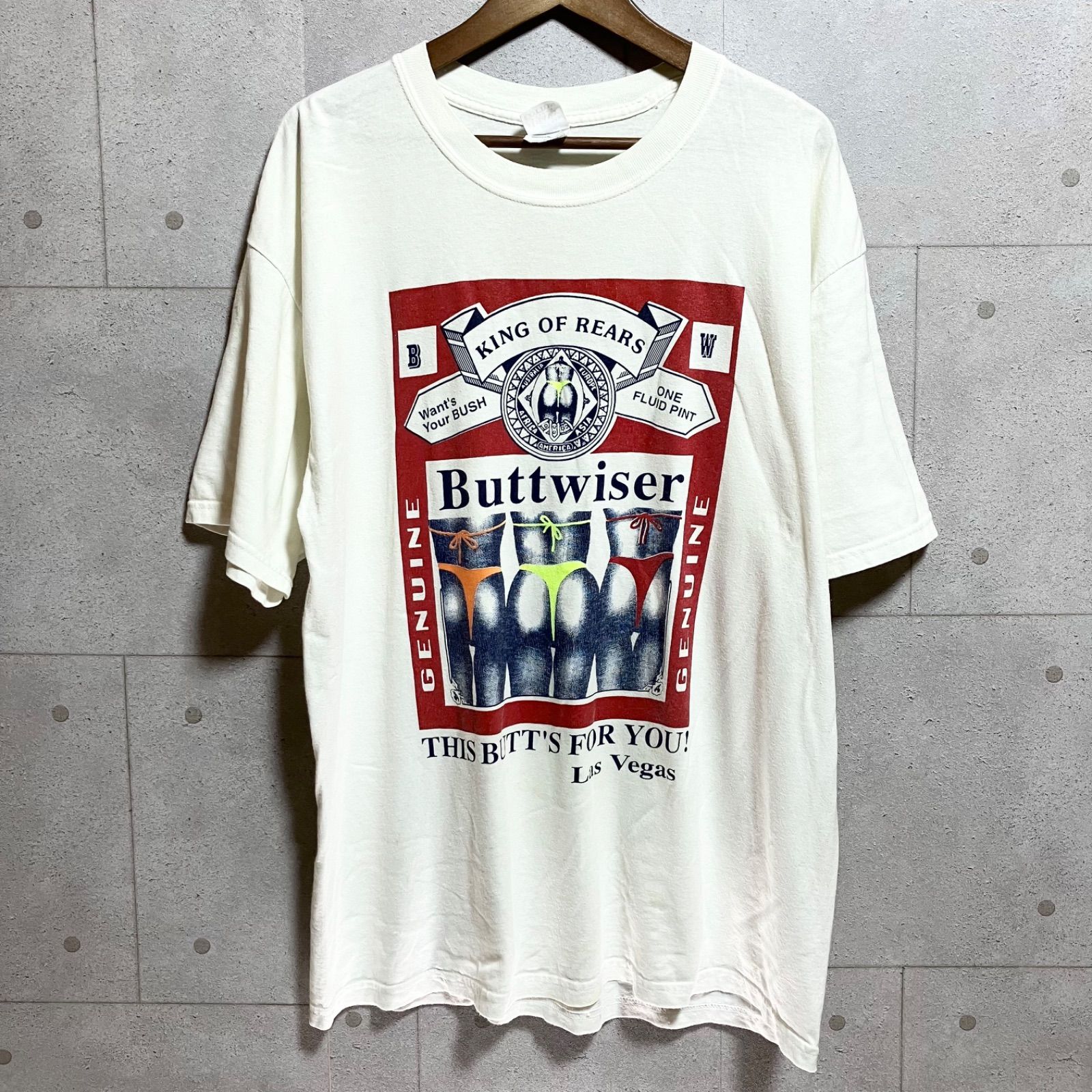希少 GILDAN Budweiser バドワイザー Tシャツ 半袖 プリント トップス 