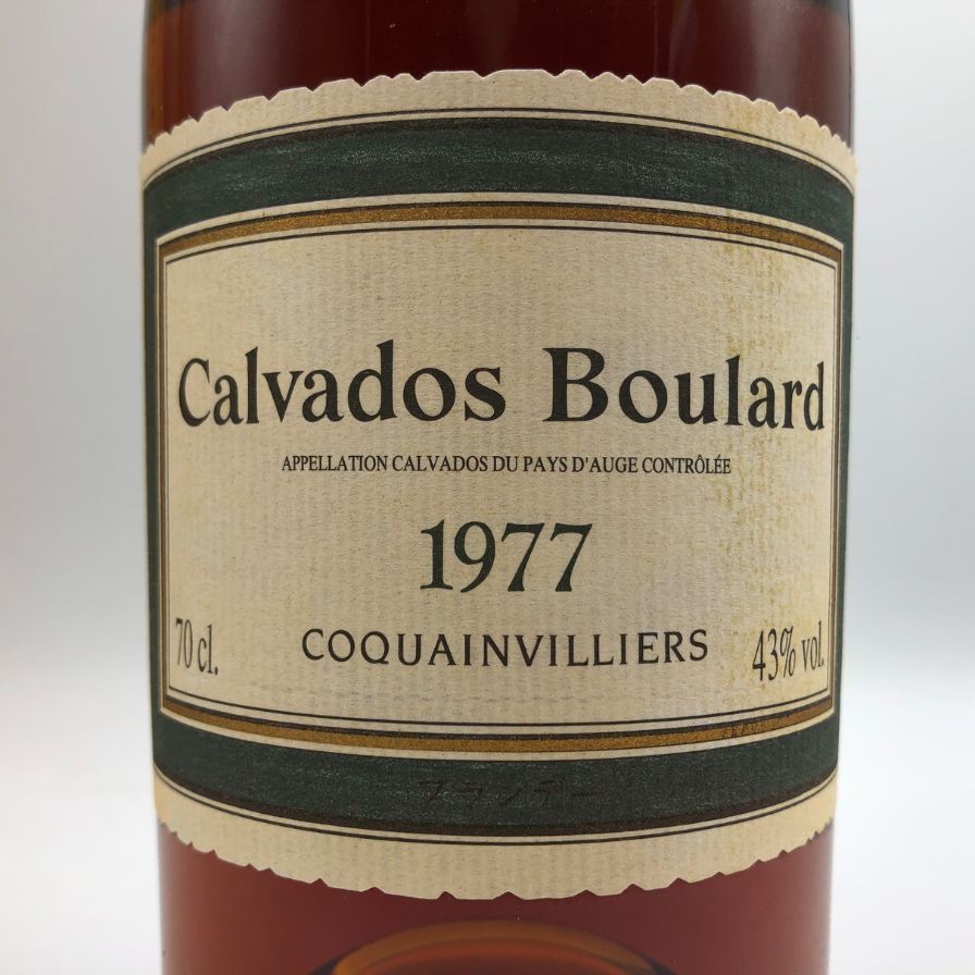 カルヴァドス ブラー 1977 700ml 43%【A3】 カルヴァドス ブラー 1977 700ml 43%【A3】 - メルカリ