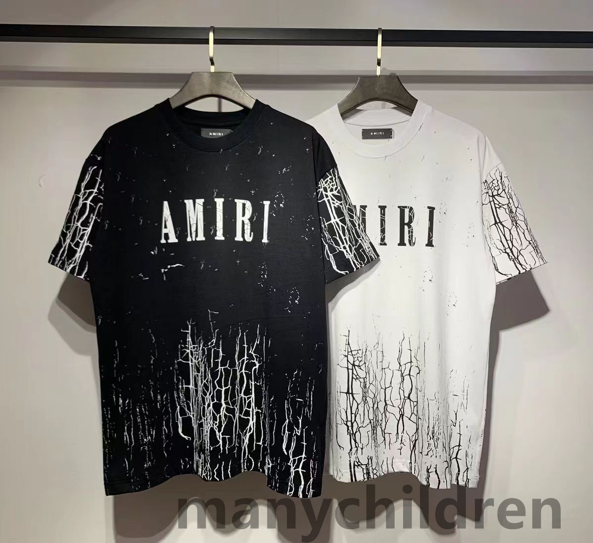 新品 AMIRI アミパリス 半袖 Tシャツ プリントファッションTシャツ 男女兼用#06