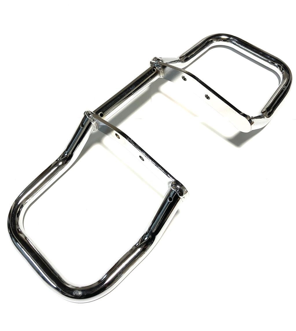 カワサキ 用 エンジン ガード エンジン ハンガー メッキ シルバー W800 W650 W400 等 社外品 カスタム パーツ 部品