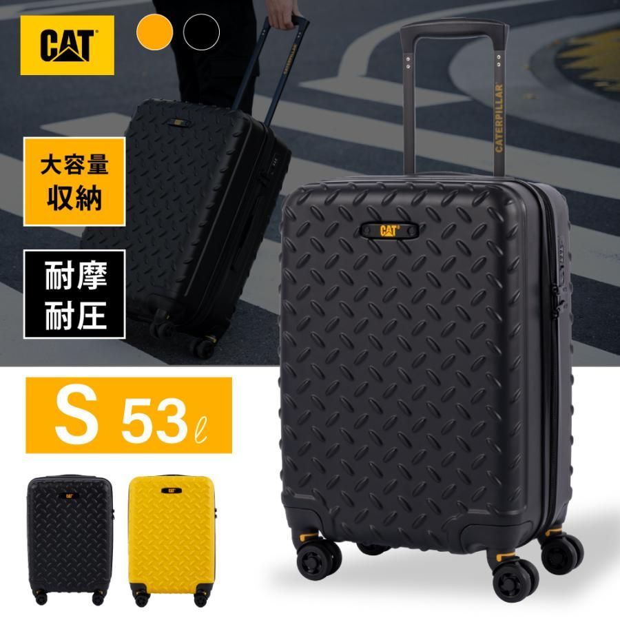 cat キャタピラー スーツケース 機内持ち込み キャリーケース Sサイズ 35L 2-3泊 キャリーバッグ 耐衝撃 超軽量静音 ダブルキャスター TSAロック cat83552