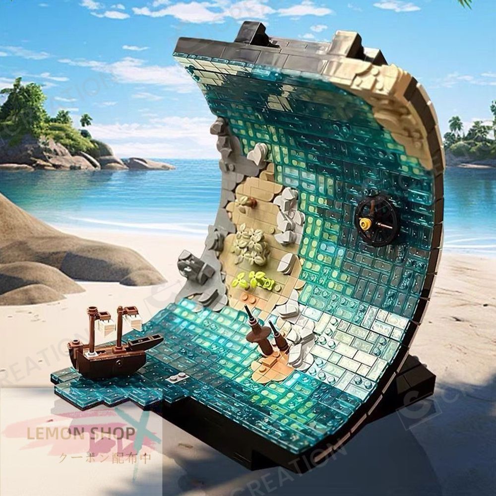 1234pcs 反転する海面
