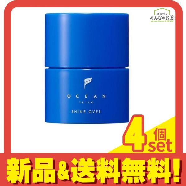 オーシャントリコ ヘアスタイリングワックス シャインオーバー 80g 4個セット まとめ売り
