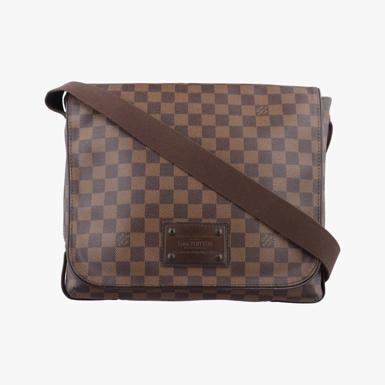 ルイヴィトンLouis VuittonブルックリンMM エベーヌ ダミエキャンバス  