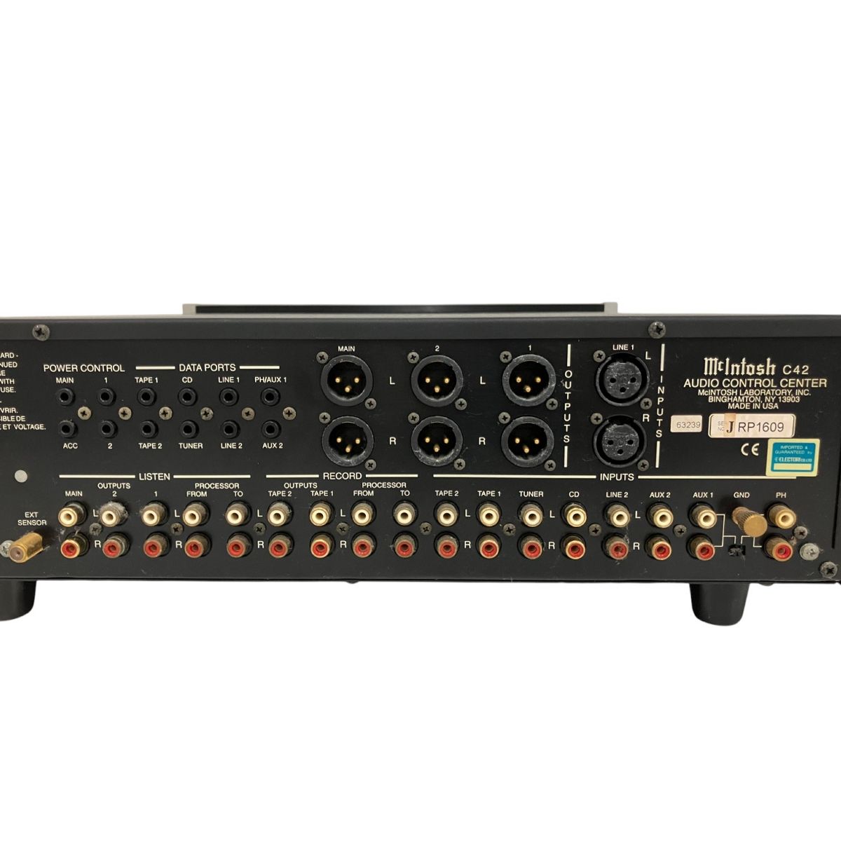 【McIntosh/C42/プリアンプ/コントロールアンプ/マッキントッシュ】 McIntosh マッキントッシュ C42 コントロールアンプ - 中古