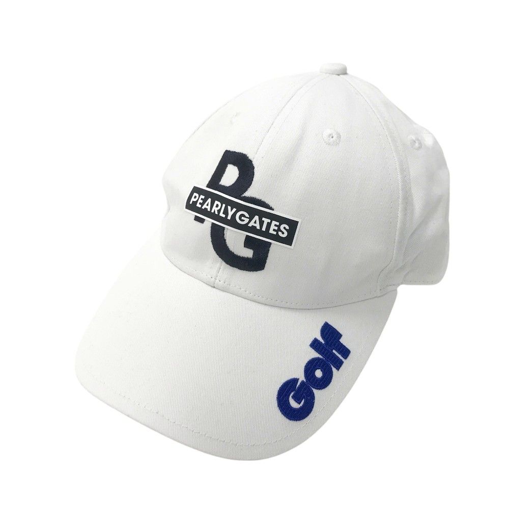 PEARLY GATES パーリーゲイツ キャップ ホワイト系 FR ゴルフ