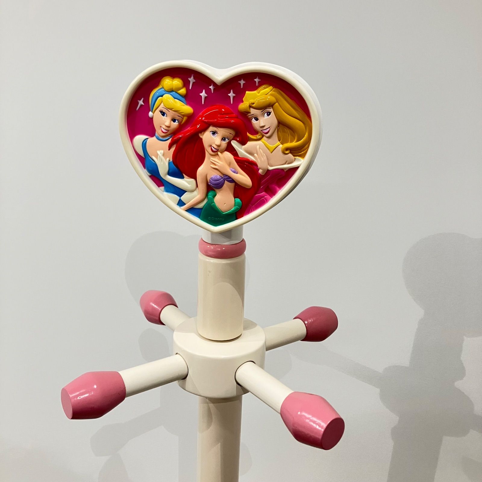 ディズニープリンセス　ポールハンガー ハンガーラック　木製　回転式 ディズニープリンセス ポールハンガー ハンガーラック 木製 【送料無料
