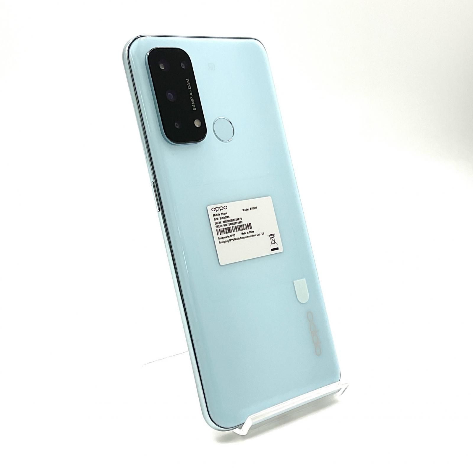 OPPO Reno 5 A 128GB アイスブルー Softbank A103OP 白ロム 動作