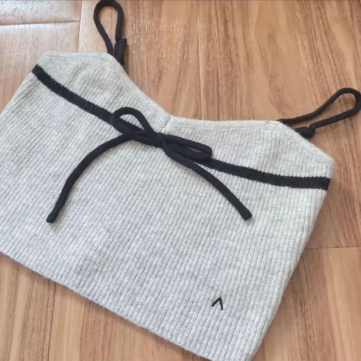  ANDMARY 紙 Natalie ribbon set 長袖 ニット セーター