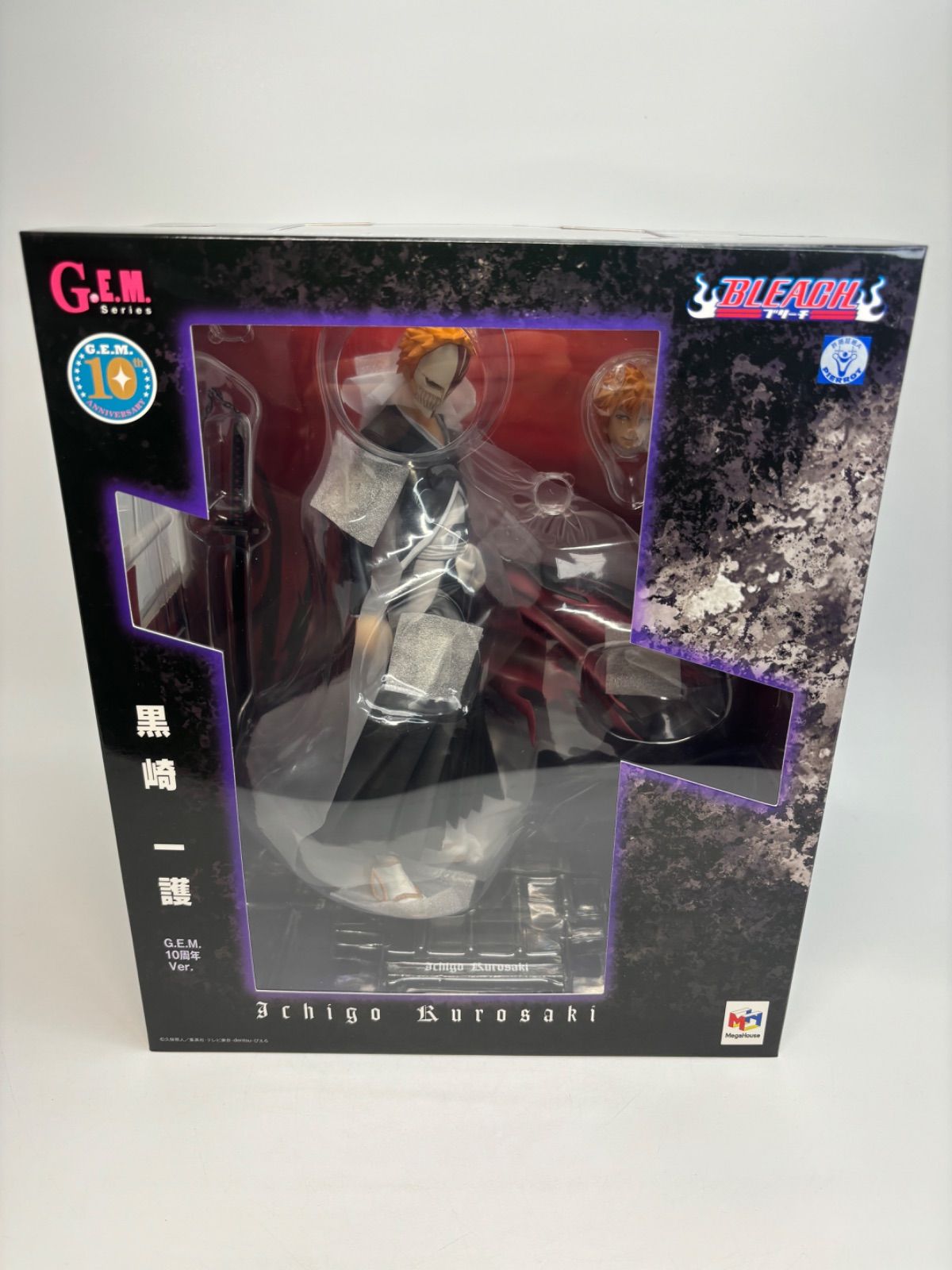 BLEACH 黒崎一護 10周年ver. フィギュア メガハウス(MegaHouse) G.E.M.シリーズ  ブリーチ