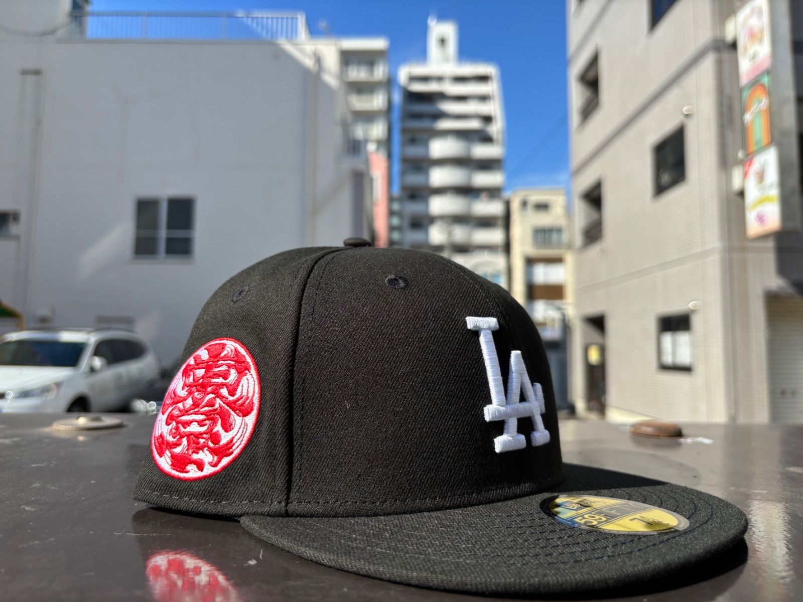 NEW ERA 59FIFTY MLB TOKYO SERIES 2025 ロサンゼルス・ドジャース 東京サイドパッチ ブラック 7 1/2サイズ ¥6820 ＋ 送料¥550