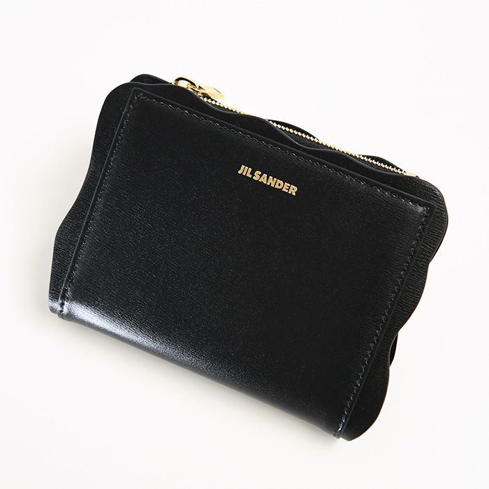 【jilsander】ブラック　二つ折り財布 ジルサンダー Jil Sander J25UI0001 P6489 二つ折り財布 メンズ