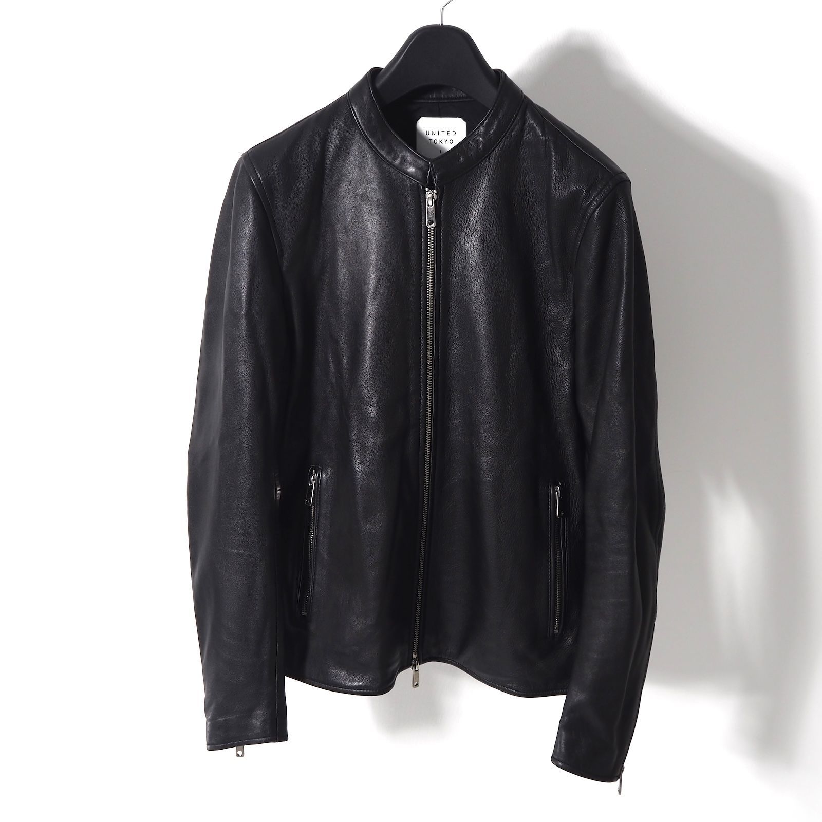 m UNITED TOKYO ユナイテッドトウキョウ ラムレザージャケット 驚きの3万円台】前回も即完売！ UNITED TOKYO（ユナイテッド