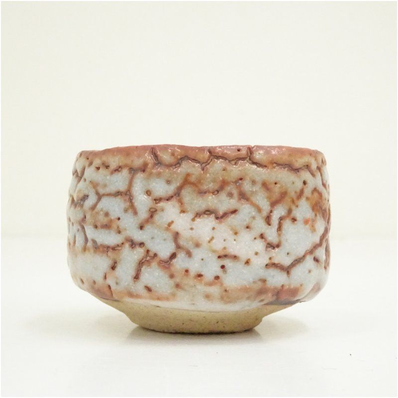 桃山窯 大橋桃之輔造 鼠志野ぐい呑（共箱） ぐい呑み ぐい飲み おしゃれ