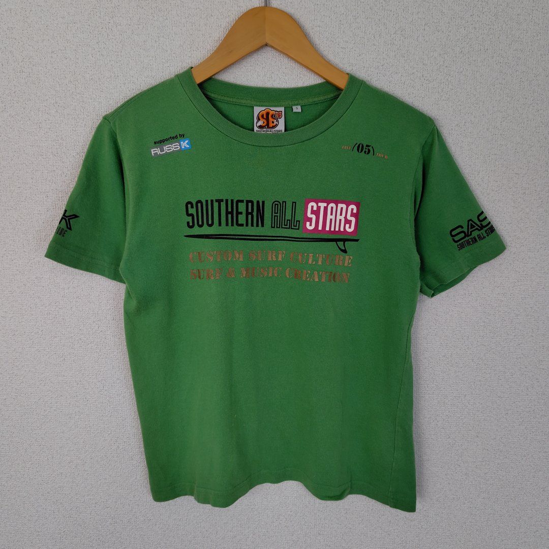 サザンオールスターズ　Tシャツ2005 グリーン SOUTHERN ALL STARS サザンオールスターズ Tシャツ 2005 ツアーT
