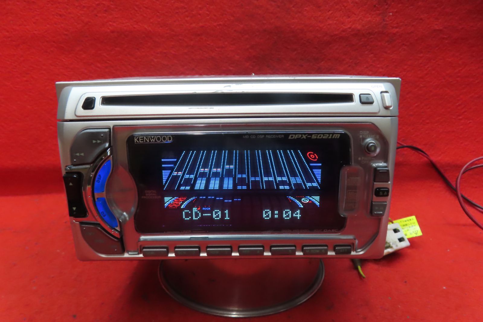 DPX-5021M KENWOOD ケンウッド 2DIN CD/MDプレーヤー CS1949＊動作保証